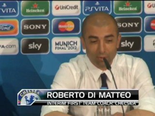 Finale - Di Matteo : ‘’Je suis fier de mes joueurs’’