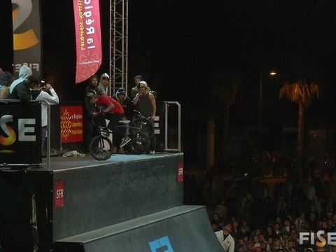 World First by Alex COLEBORN - Flair Bus to Footjam - at FISE 2012