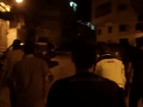 Syria فري برس ريف دمشق ركن الدين مظاهرة جامع حمو ليلى بعد صلاة فجر الأحد 20 5 2012 Damascus