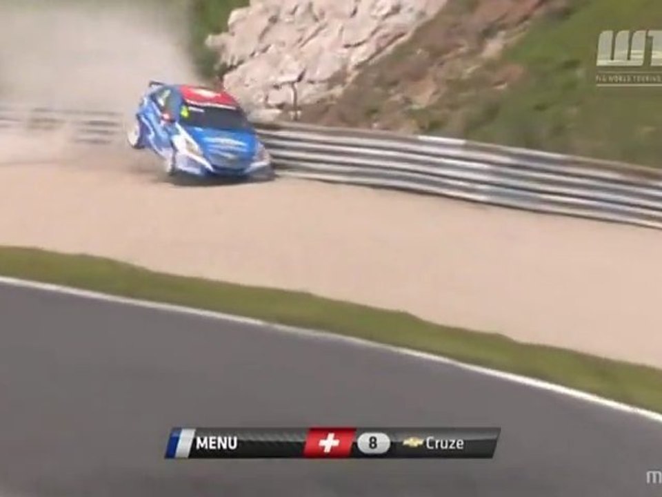 WTCC Salzburgring 2012 Race 2 Crazy finish + Big crash Menu