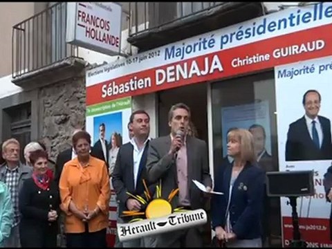 AGDE - 2012 - (1° Partie ) La permanence du changement est ouverte .. Avec Sébastien DENAJA, Christine GUIRAUD et Fabrice MUR