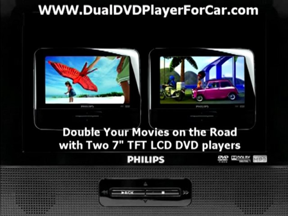 Dual DVD Player For Car-Philips PD701637