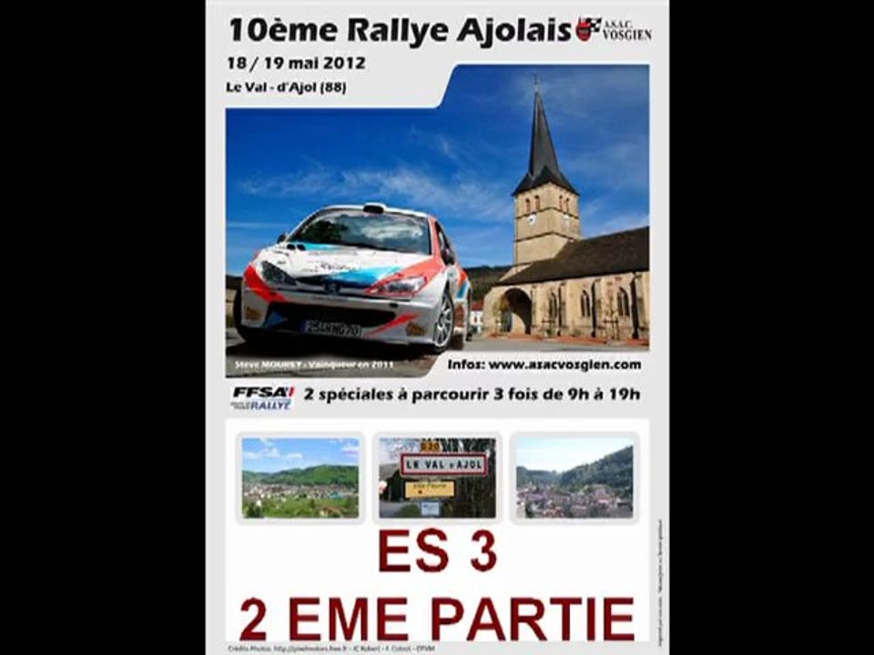 10 EME RALLYE AJOLAIS ES 3 - 2 EME PARTIE