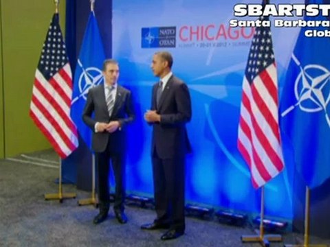 President Obama NATO Chief Global Leaders Summit Chicago 2012