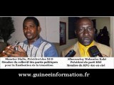 LES GRANDES GUEULES -MOUCTAR DIALLO, président des NFD(Collectif des partis pour la finalisation de la transition) et  ALSENY MAKANERA, président de RNI (Arc-en-ciel)