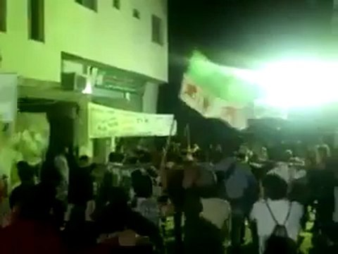 Syria فري برس دمشق مســـــائية دمشــق حي بــــرزة يلي بدو يتحــدى 20 5 2012 Damascus