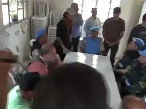 Syria فري برس إدلب بنش زيارة لجنة المراقبين الأممين للمدينة 20 5 2012ج2 Idlib