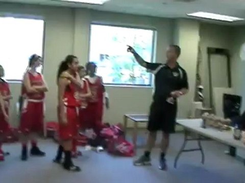 ROCKLAND ROCKETTES GIRLS RECEIVING THEIR CHAMPIONSHIP TROPHY AT THE GYM RATZ TOURNAMENT