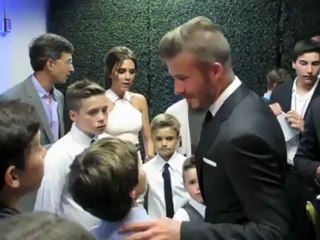 The Beckham's Look Picture Perfect at Sporting Event