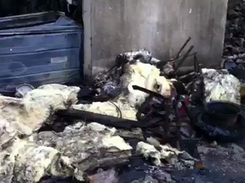 Incendie à laval, quartier St Nicolas