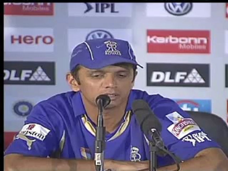 Rahul Dravid post match PC 21May