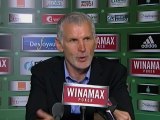 Conférence de presse après St-Etienne-Bordeaux