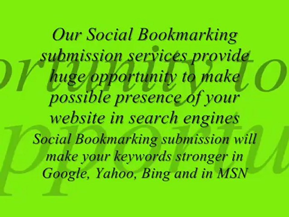 Social Bookmarking List
