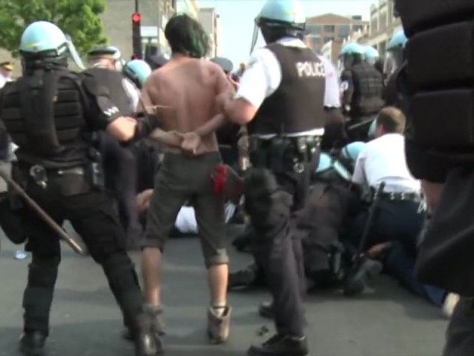 Chicago : les militants anti-Otan se heurtent aux forces de l'ordre