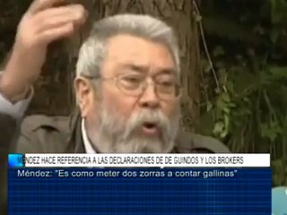 Méndez hace referencia a las declaraciones de De Guindos y los brokers