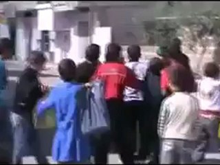 Syria فري برس  درعا بصرى الشام ؛؛انتفاضة الاطفال الاحرار نصرة للمدن المنكوبة؛؛21 5 2012جـ1 Daraa