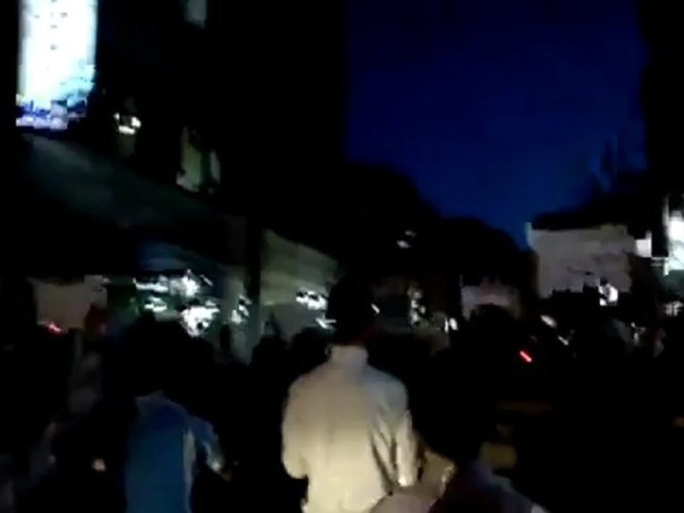 Syria فري برس حلب  الشعار مسائية بمشاركة أحرار طريق الباب 20 5 2012 جـ2 Aleppo