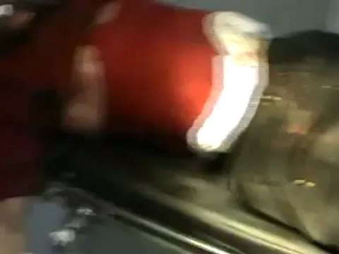 Syria فري برس حلب الأتارب جريحين وشهيد جراء استهداف سيارتهم 20 5 2012 Aleppo