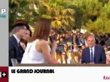 Zapping people du 21/05/12 - Jackie Chan pousse la chansonnette sur le plateau du Grand Journal à Cannes