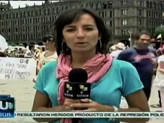 México: concentración ciudadana en apoyo a López Obrador