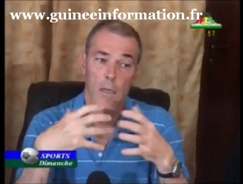 CONFÉRENCE DE PRESSE de Michel Dussuyer, entraîneur du SILY NATIONAL