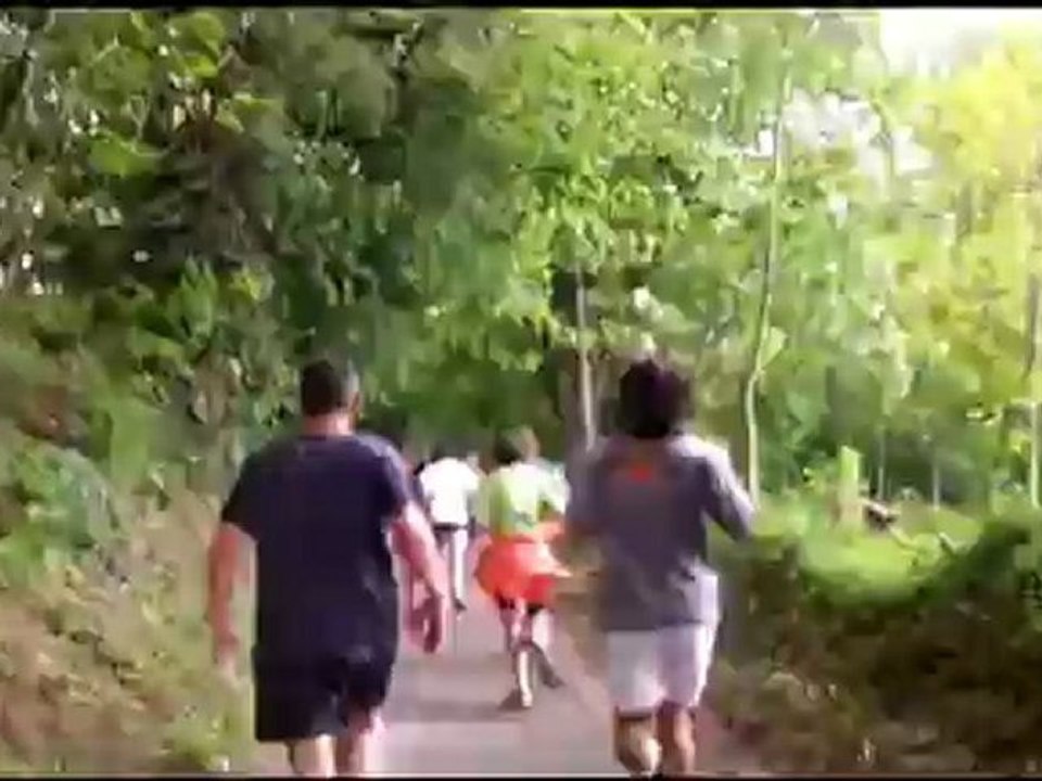 foulées de domloup 2012 avec mario et son petit vélo