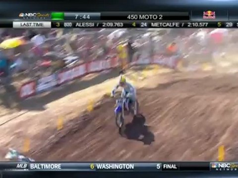 2012 AMA Motocross 450s RD1 Hangtown Moto 2