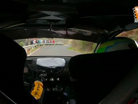 Cámara interior M.Lorenzo-R.Arias (Renault Twingo R2) Rally Islas Canarias 2012