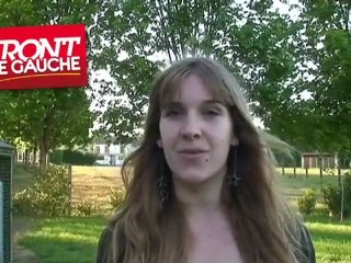 Coralie BREUILLE - Soutien à la Campagne du Front de Gauche dans le Sud Vienne