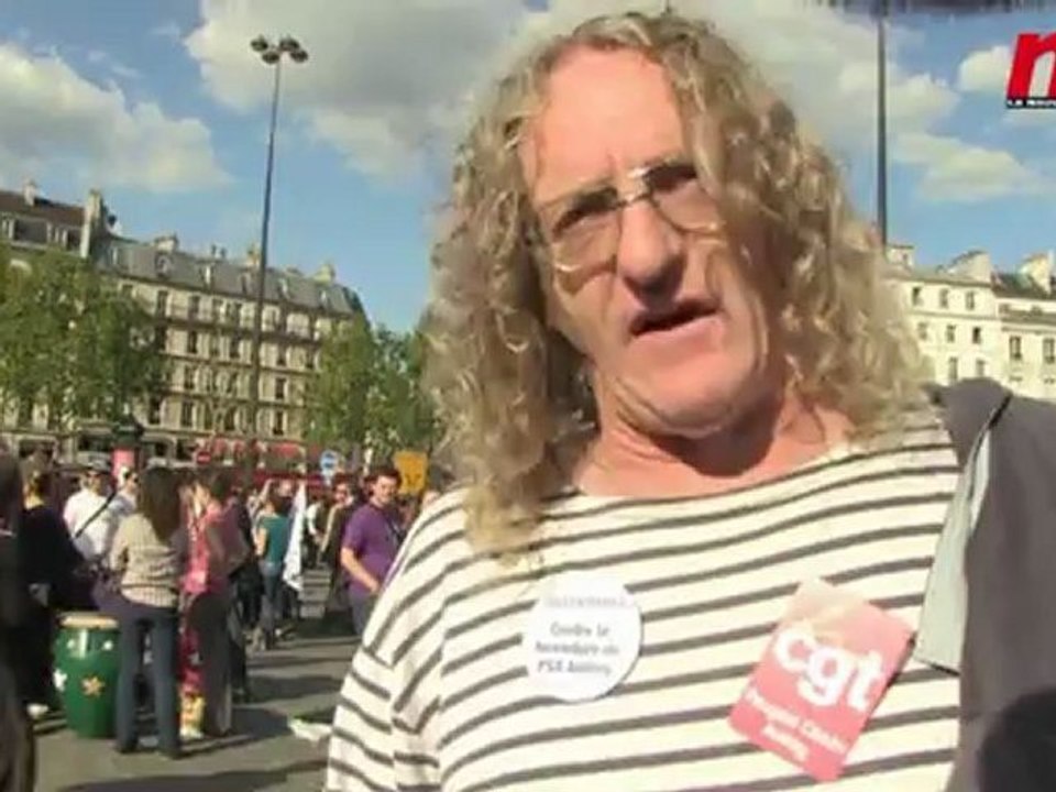 1er mai avec les PSA d'Aulnay-sous-bois