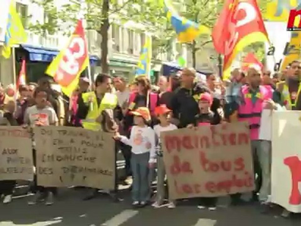 1er mai avec les PSA d'Aulnay-sous-bois