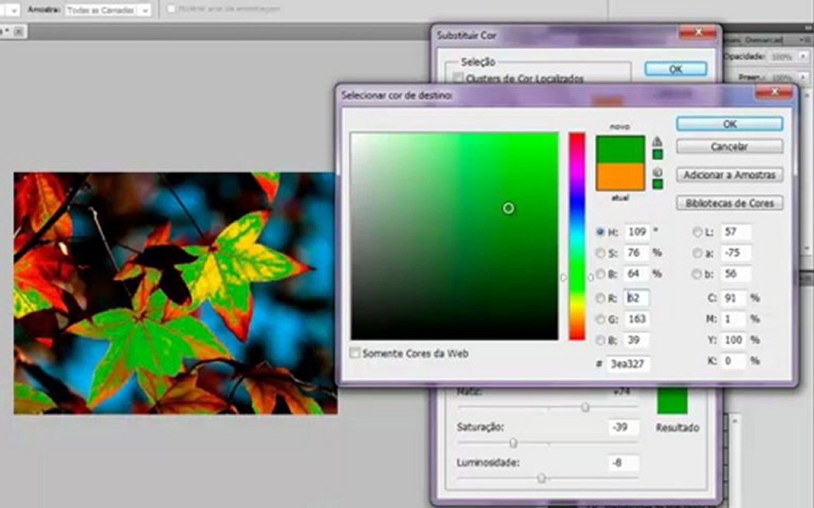 BDF - Substituir cores