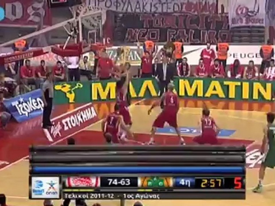 Ολυμπιακός vs. Παναθηναϊκός 84-78 | 1ος Τελικός