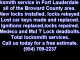 Fort Lauderdale Locksmiths 954-709-2237