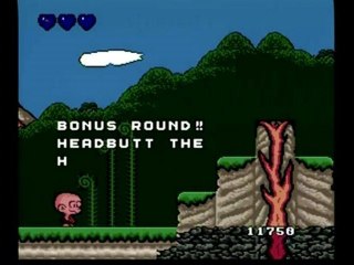 CGRundertow BONK'S ADVENTURE for TurboGrafx-16 / TG-16 Video Game Review