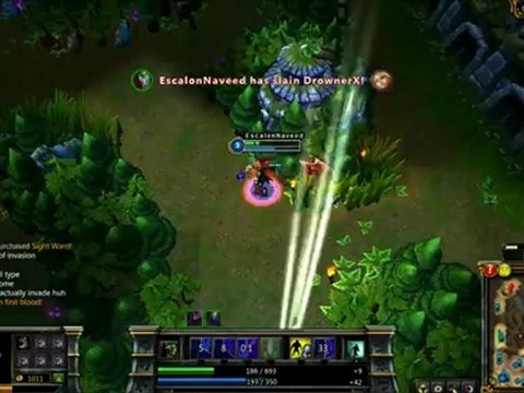 Shaco Funny Triple Kill - League of legends