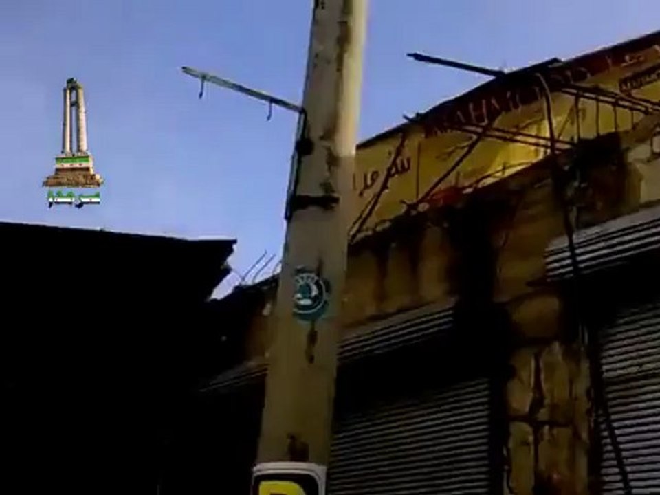 Syria فري برس سرمدا اثار الدمار الذي لحق بالبلدة 21 5 2012 ج2 Idlib