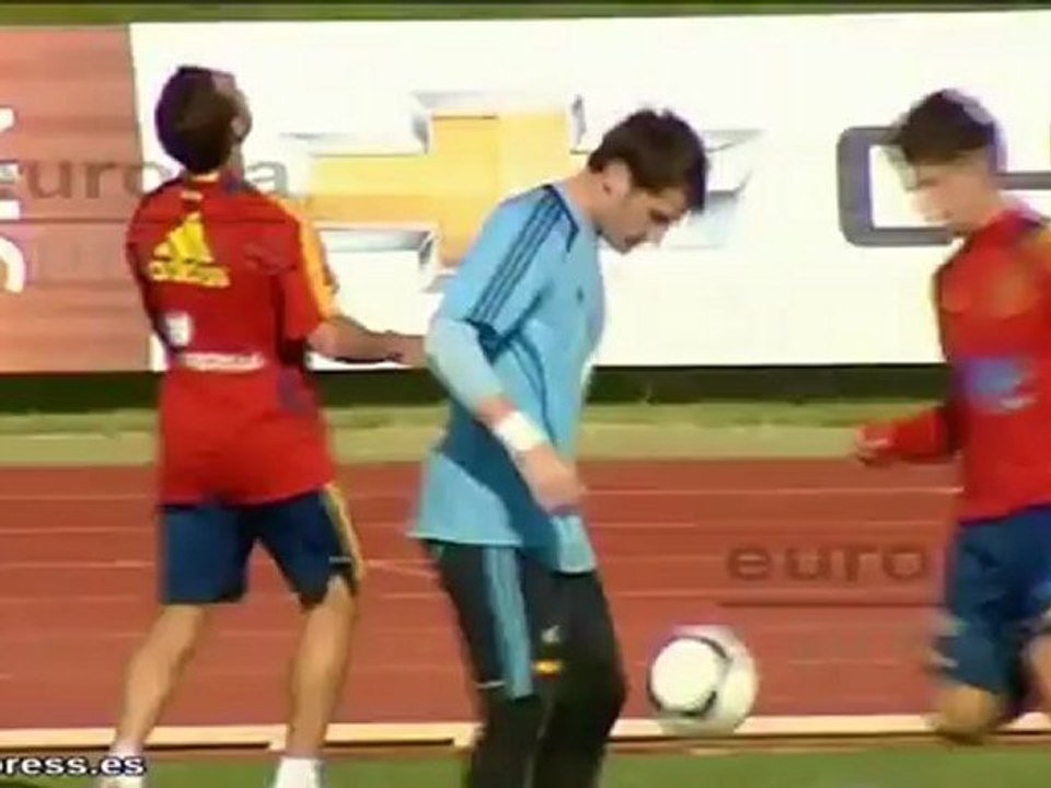 La selección se entrena de cara a la Eurocopa