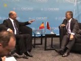 Cumhurbaşkanı Gül' ün NATO Zirvesi Öncesi Temasları / Romanya Cumhurbaşkanı Traian Basescu