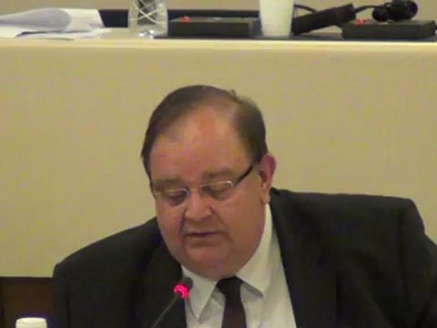 Intervention de Daniel Goux sur la ZAC Triangle lors du conseil du 21 mai