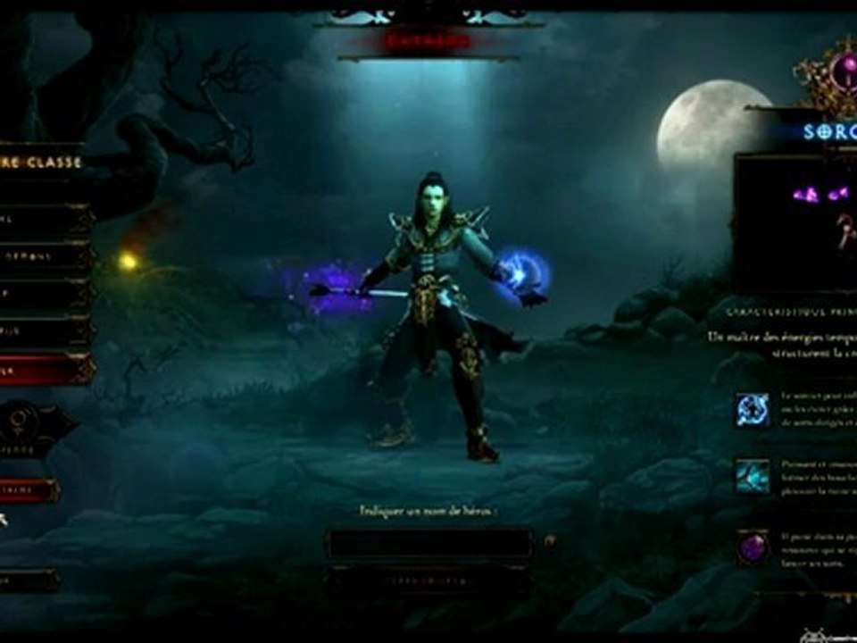 Diablo 3 - Creation live Perso