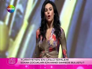 Ünlüler sokak çocukları için oynadıkları tiyatrodan görüntüler