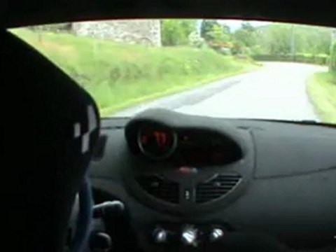 camera embarque rallye du limousin 2012 twingo n°89