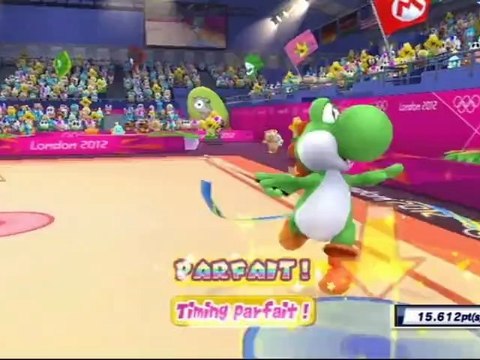 Mario et Sonic aux Jeux Olympiques de Londres 2012 - Rythmique : Ruban