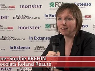 Interview franchise Chocolats Roland Reaute - Anne-Sophie Brehin