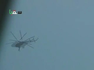 Syria فري برس غوطة دمشق   سقبا   طائرة 21 5 2012 Damascus