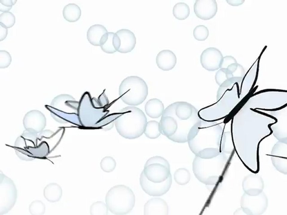 BEYAZ KELEBEK LOGO ANİMASYON MP4