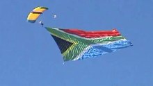 SA Flag Parachutist