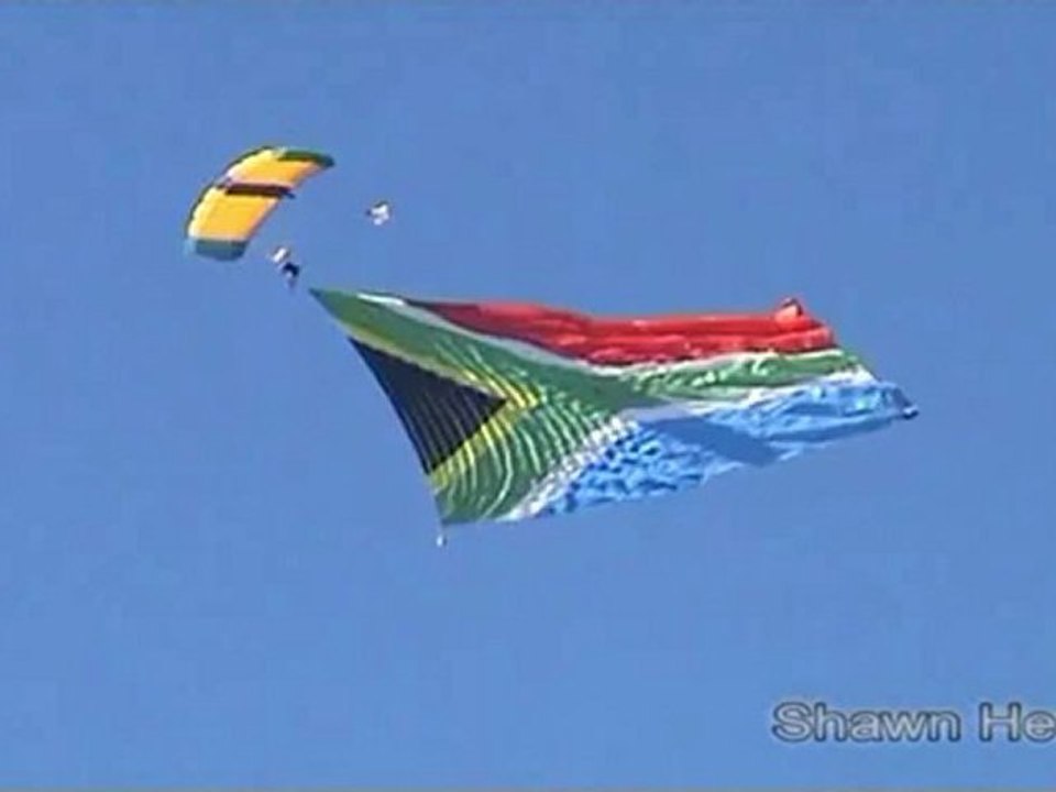 SA Flag Parachutist