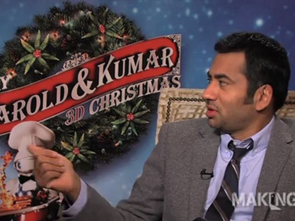 Kal Penn and John Cho talk 'A Very Harold & Kumar 3D Christmas'